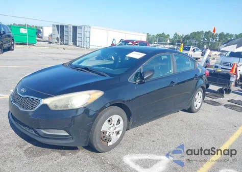 2016 Kia Forte Lx из США, поврежденный, VIN KNAFK4A68G5603447